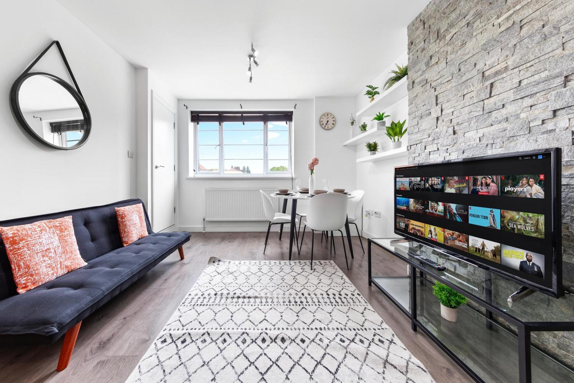 Central London Two Bedroom Serviced Apartment - Nine Elms Luxury Stay - Vauxhall & Westminster Eksteriør billede