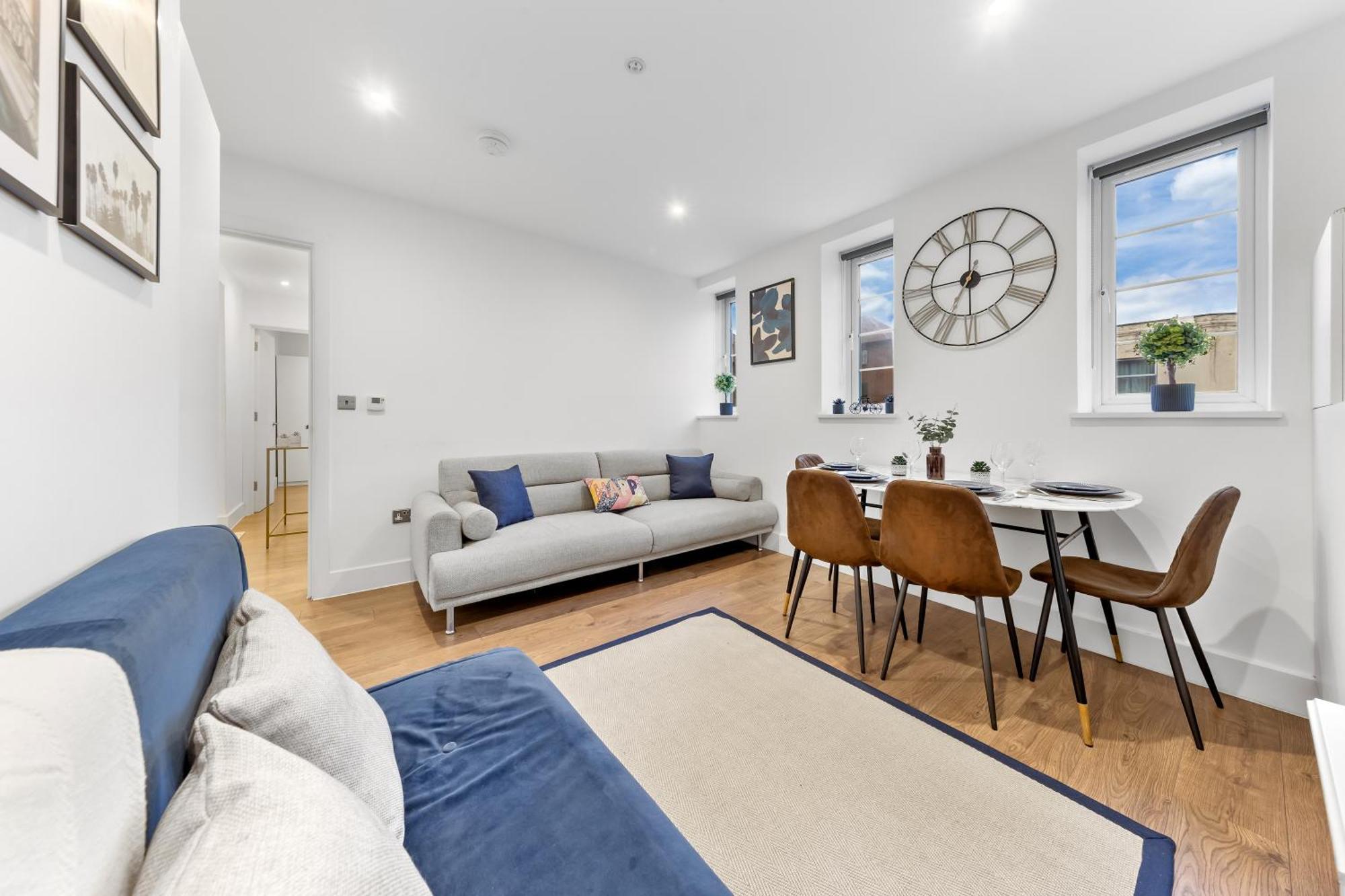 Central London Two Bedroom Serviced Apartment - Nine Elms Luxury Stay - Vauxhall & Westminster Eksteriør billede